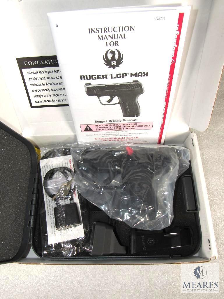 New Ruger LCP Max with Lock Box .380 ACP Semi-Auto Pistol