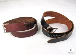 Two Cartridge Belts. One for .22LR and One for .38