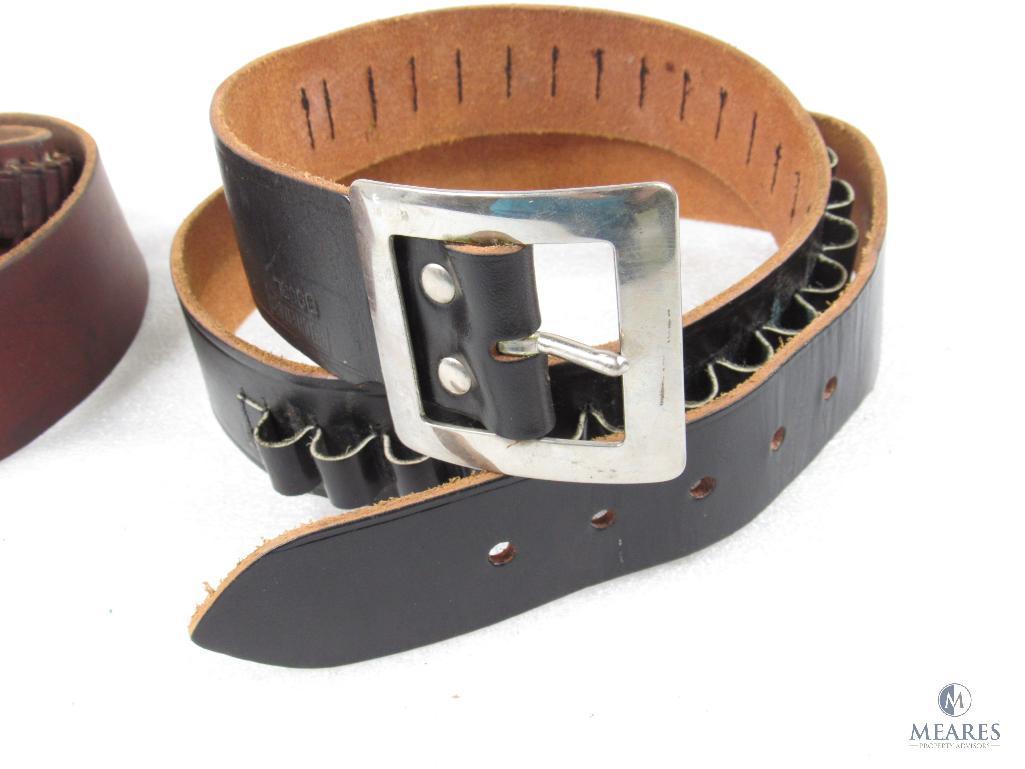 Two Cartridge Belts. One for .22LR and One for .38