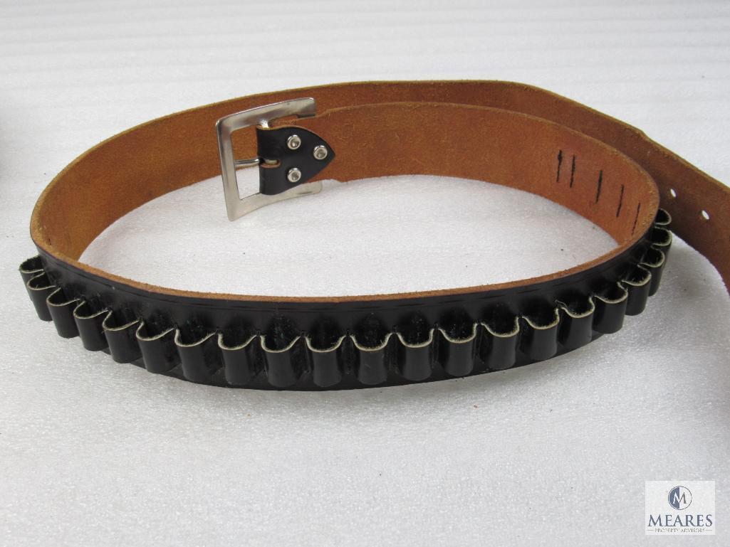 Two Cartridge Belts. One for .22LR and One for .38