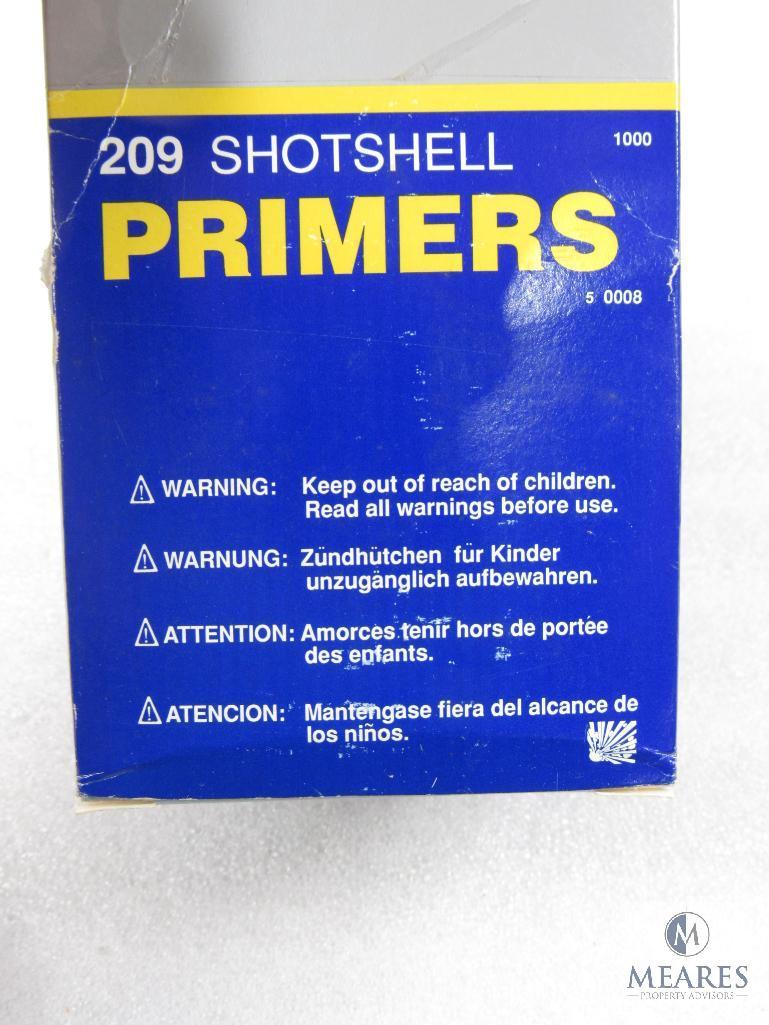 CCI 209 Shotshell Primers. Five Boxes of 100 Each