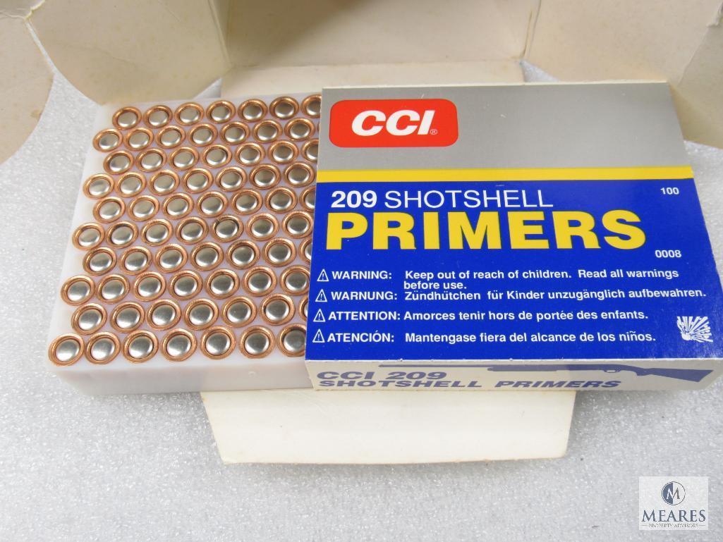 CCI 209 Shotshell Primers. Five Boxes of 100 Each