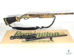 Remington 870 Express Super Magnum 12Ga. Pump Action Shotgun W/ Extra Barrel and Scope