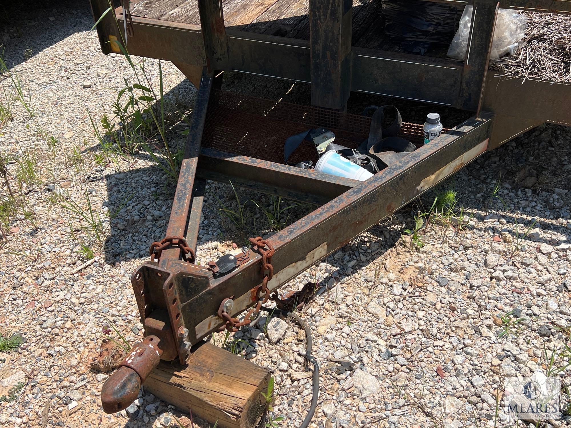 8 x 16 Dual-Axle Equipment Trailer with Ramps - NO TITLE