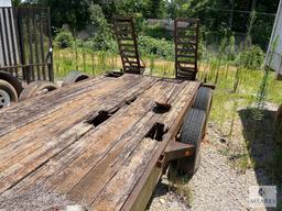 8 x 16 Dual-Axle Equipment Trailer with Ramps - NO TITLE