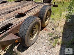 8 x 16 Dual-Axle Equipment Trailer with Ramps - NO TITLE