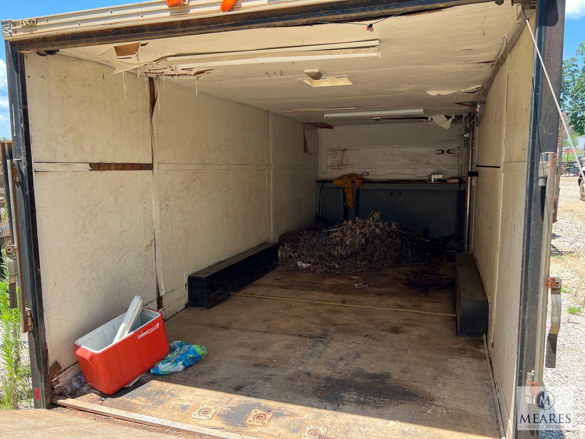 8 x 20 Box Trailer with Ramp Door - NO TITLE