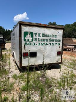 8 x 20 Box Trailer with Ramp Door - NO TITLE
