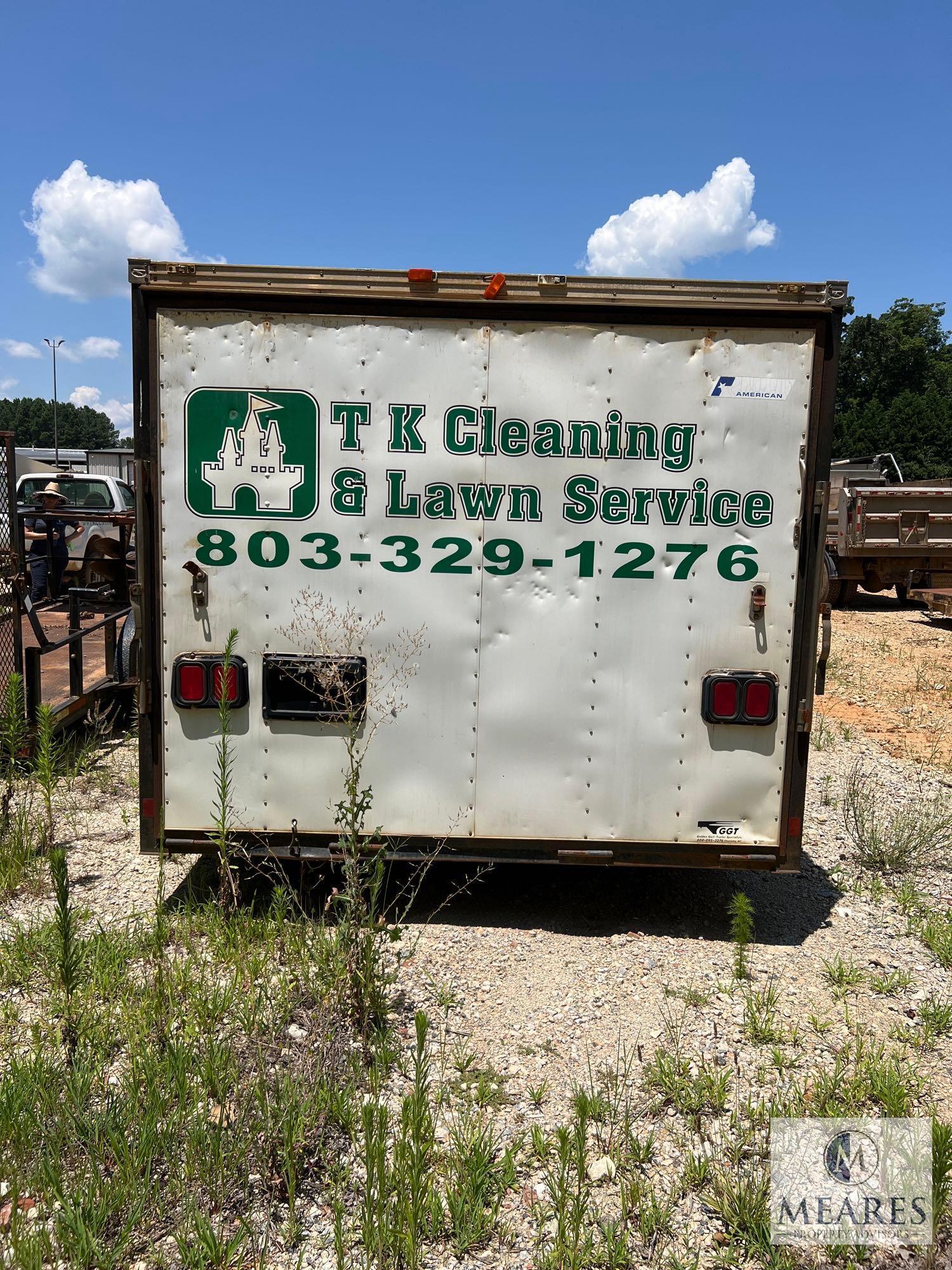 8 x 20 Box Trailer with Ramp Door - NO TITLE