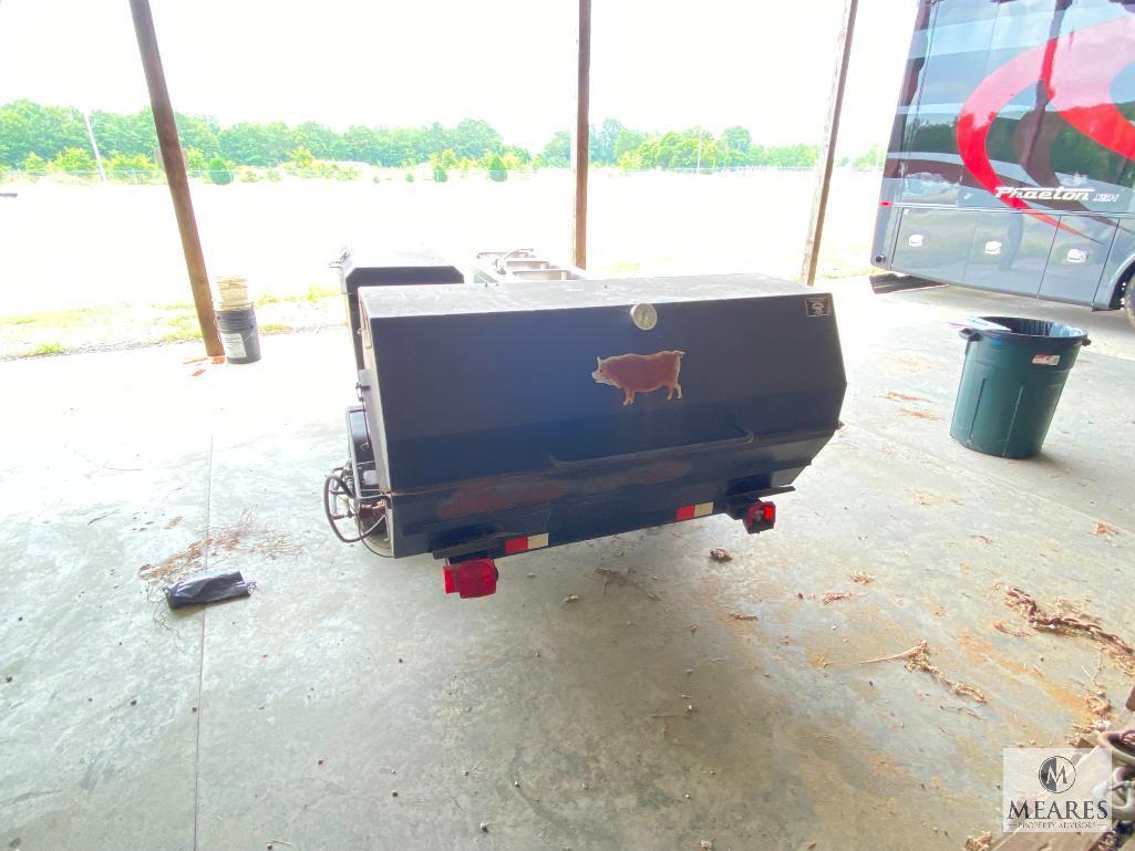 Meadow Creek Custom Barbeque trailer w/ sink