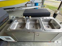 Meadow Creek Custom Barbeque trailer w/ sink