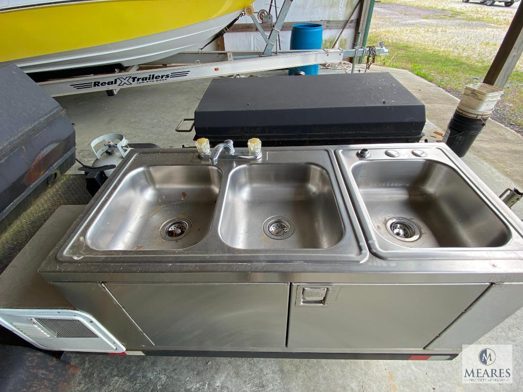 Meadow Creek Custom Barbeque trailer w/ sink