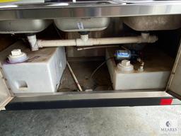 Meadow Creek Custom Barbeque trailer w/ sink