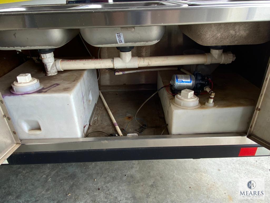 Meadow Creek Custom Barbeque trailer w/ sink