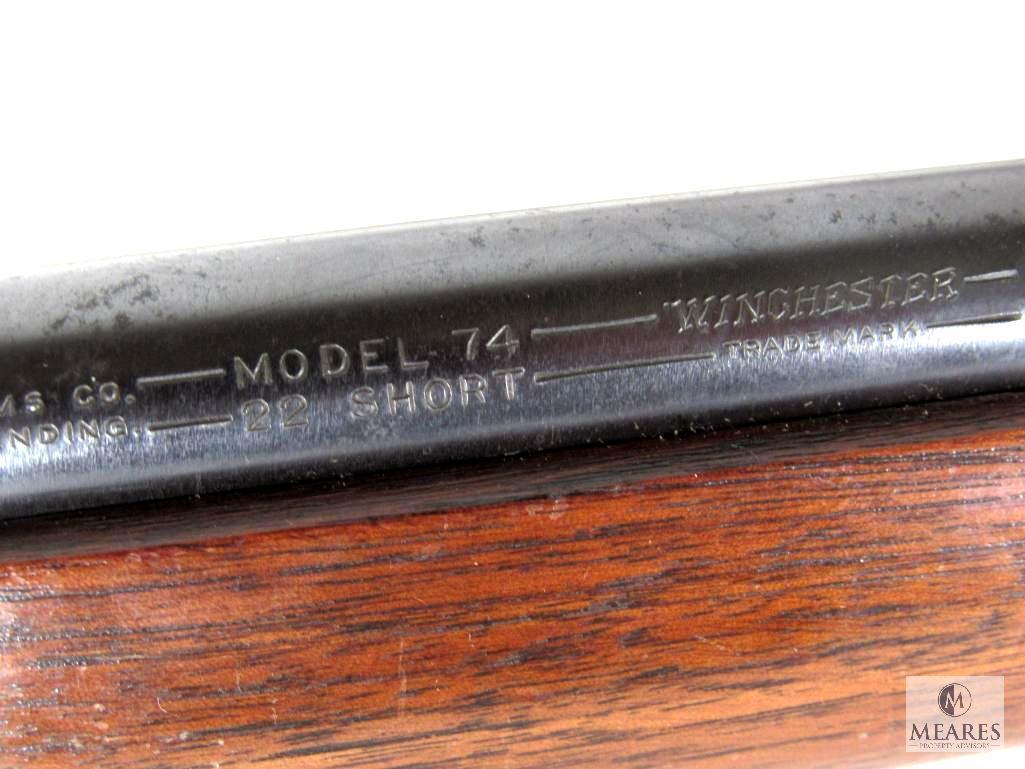 Winchester Model 74, .22 Short Semi Auto Rifle