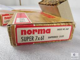 Norma Super 7x61 Unprimed Brass. Unfired