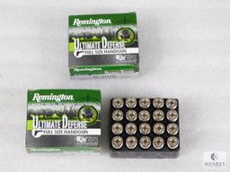 40 Rounds Remington Ultimate Defense .45 ACP Ammo. 185 Grain Jacketed Hollow Point