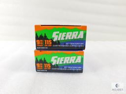 40 Rounds Sierra 9mm Ammo. 115 Grain Jacketed Hollow Point Self Defense