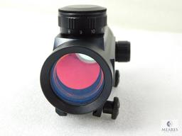 New Optima 1x30mm Red Dot Reflex Sight with Weaver Mount and Adjustable Brightness