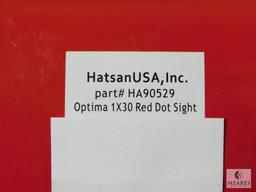 New Optima 1x30mm Red Dot Reflex Sight with Weaver Mount and Adjustable Brightness