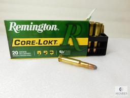 20 Rounds Remington Core Lokt 30-30 Ammo. 170 Grain SP