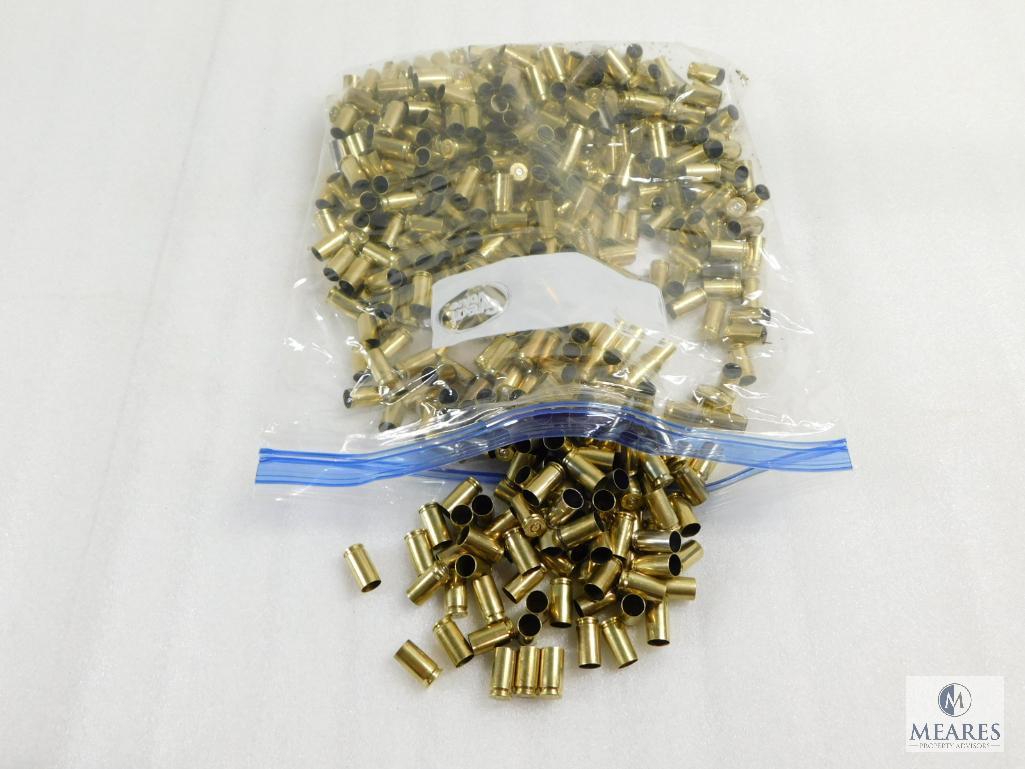500 Count Cleaned Once Fired 9mm Luger Brass Casings