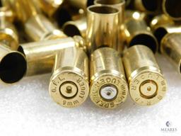 500 Count Cleaned Once Fired 9mm Luger Brass Casings