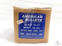 400 Count American Bullets .38/357 Caliber 160 Grain