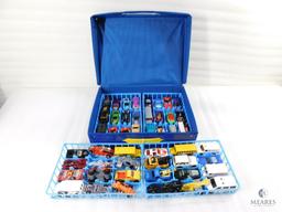 Case of Approximately 48 Hot Wheels and Matchbox Type Cars