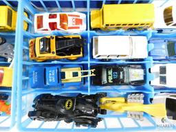 Case of Approximately 48 Hot Wheels and Matchbox Type Cars