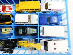 Case of Approximately 48 Hot Wheels and Matchbox Type Cars