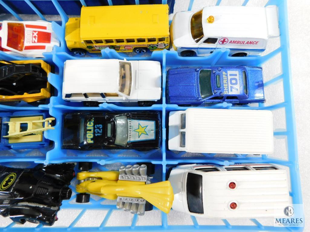 Case of Approximately 48 Hot Wheels and Matchbox Type Cars