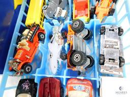 Case of Approximately 48 Hot Wheels and Matchbox Type Cars