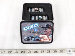 Dale Earnhardt Oreo and Goodwrench 1/64 Scale Collector Cars in Tin