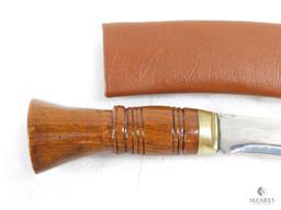 Khukuri Style Knife with Sheath