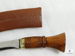 Khukuri Style Knife with Sheath