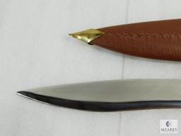 Khukuri Style Knife with Sheath