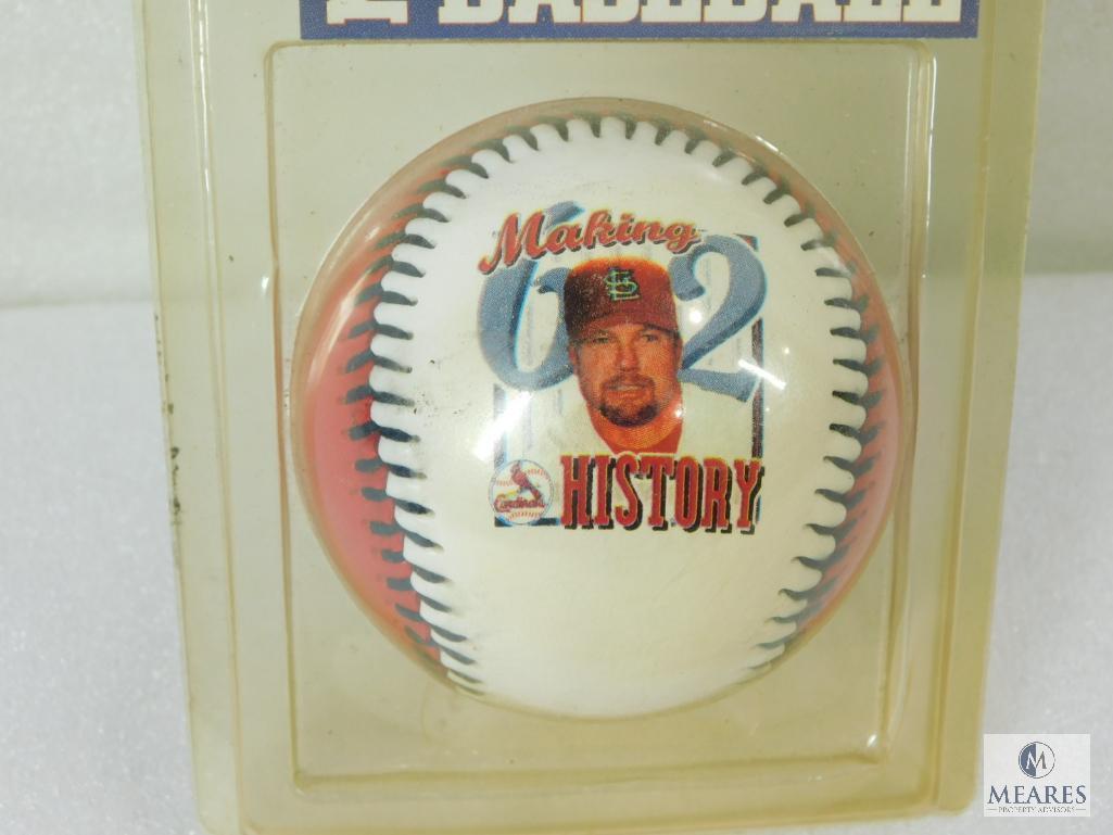 1998 Mark McGwire Baseball #62 Home Runs Making History Certified Authentic