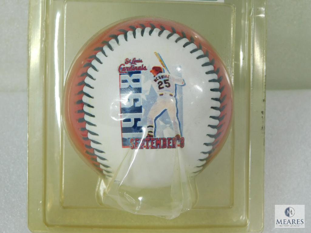 1998 Mark McGwire Baseball #62 Home Runs Making History Certified Authentic