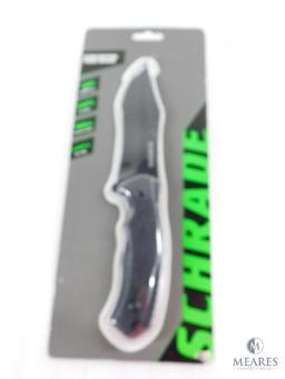 New Schrade Steeldriver Fixed Blade Tactical Knife with Sheath