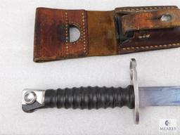 Rifle Bayonet with Leather Frog and Sheath