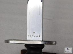Rifle Bayonet with Leather Frog and Sheath