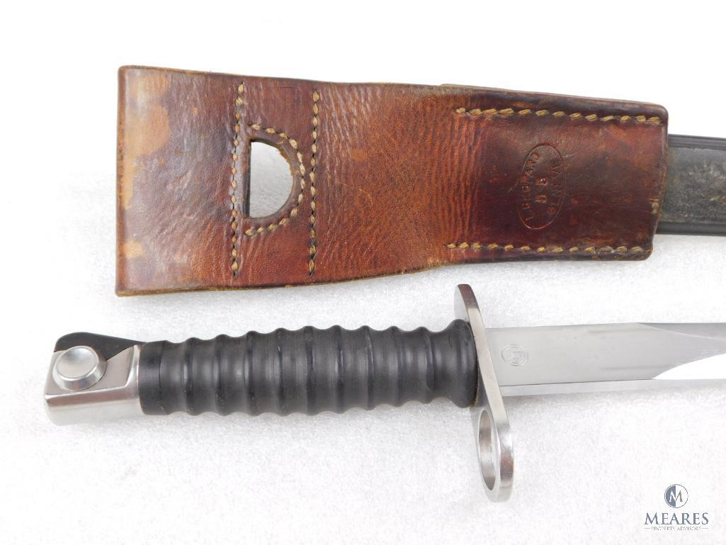 Rifle Bayonet with Leather Frog and Sheath