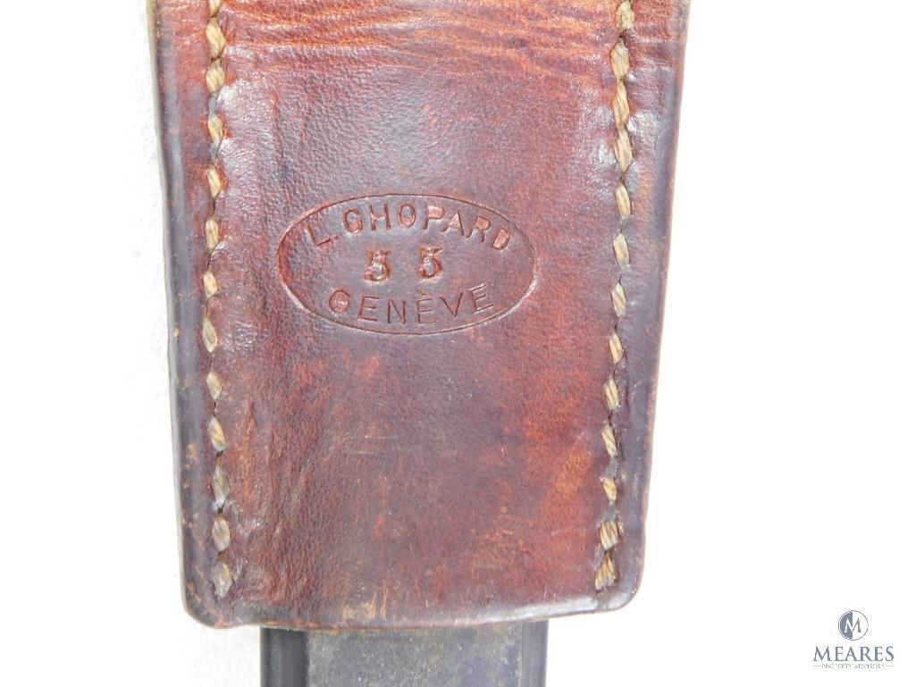 Rifle Bayonet with Leather Frog and Sheath