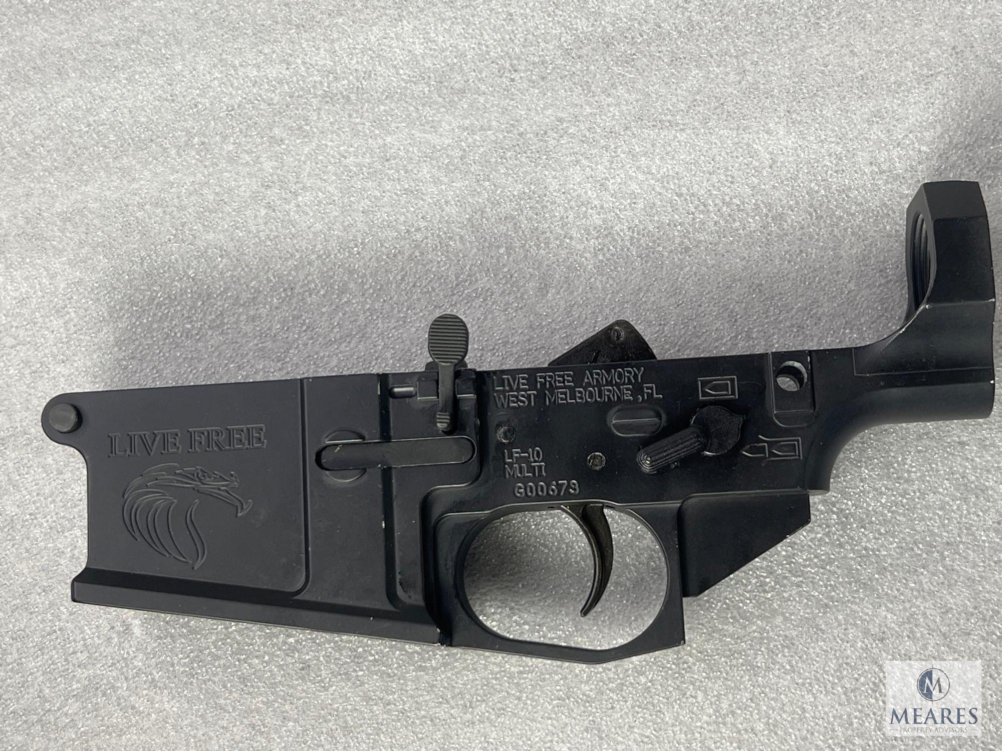 Live Free Armory LF-10 Lower Receiver for AR-10 Style Rifles (3912)