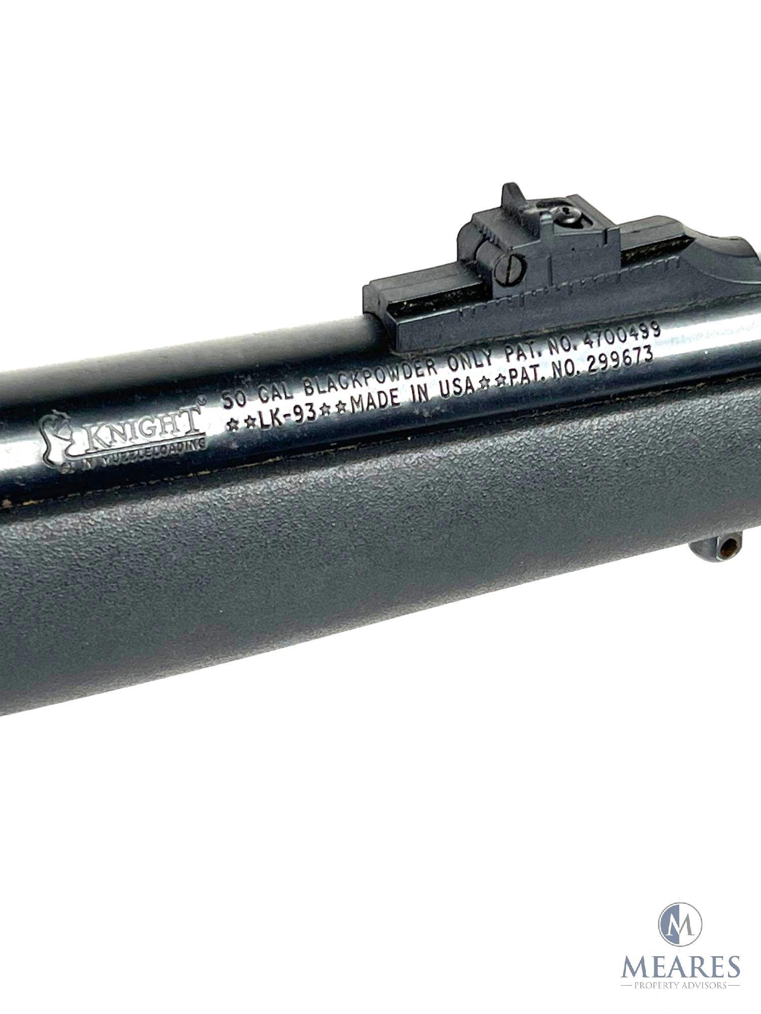 Knight LK-93 .50 Caliber Inline Muzzleloader Black Powder Rifle