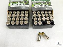 40 Rounds Remington Ultimate Defense .45 ACP Ammo. 185 Grain Hollow Point