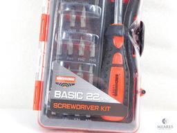 New Birchwood Casey Gunsmith Screwdriver Set In Hard Case