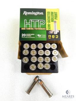 20 Rounds Remington .38 Special +P Ammo. 125 Grain Hollow Point