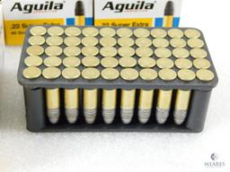 200 Rounds Aguila .22 Long Rifle Ammo. Super Extra 40 Grain Solid Point